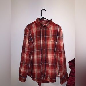 Old Mills, Red men’s flannel